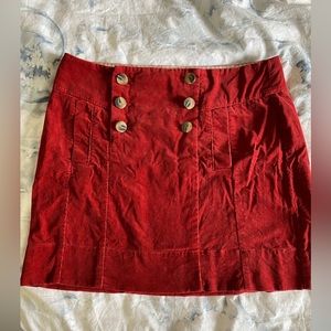 Cidra for Anthropologie rust corduroy skirt. Great used condition. Size 12.